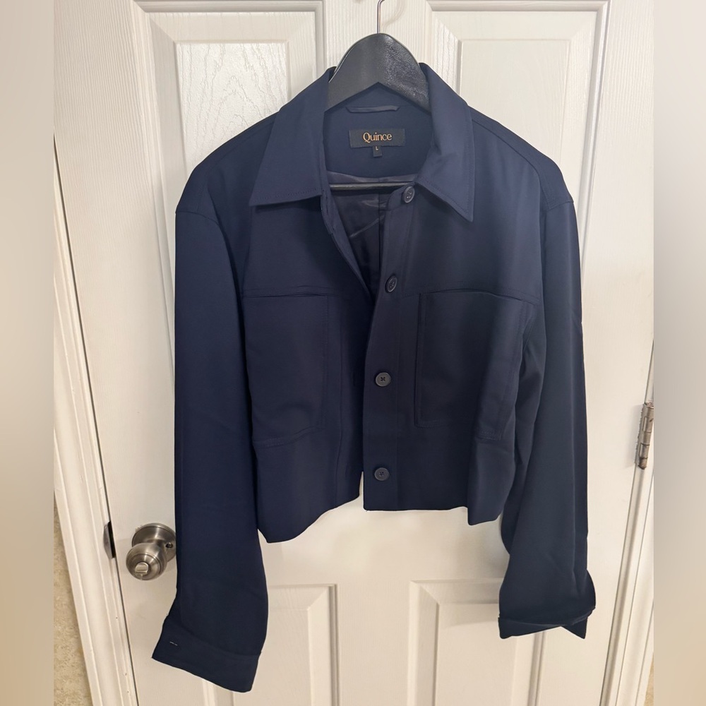 Quince jacket. Navy.